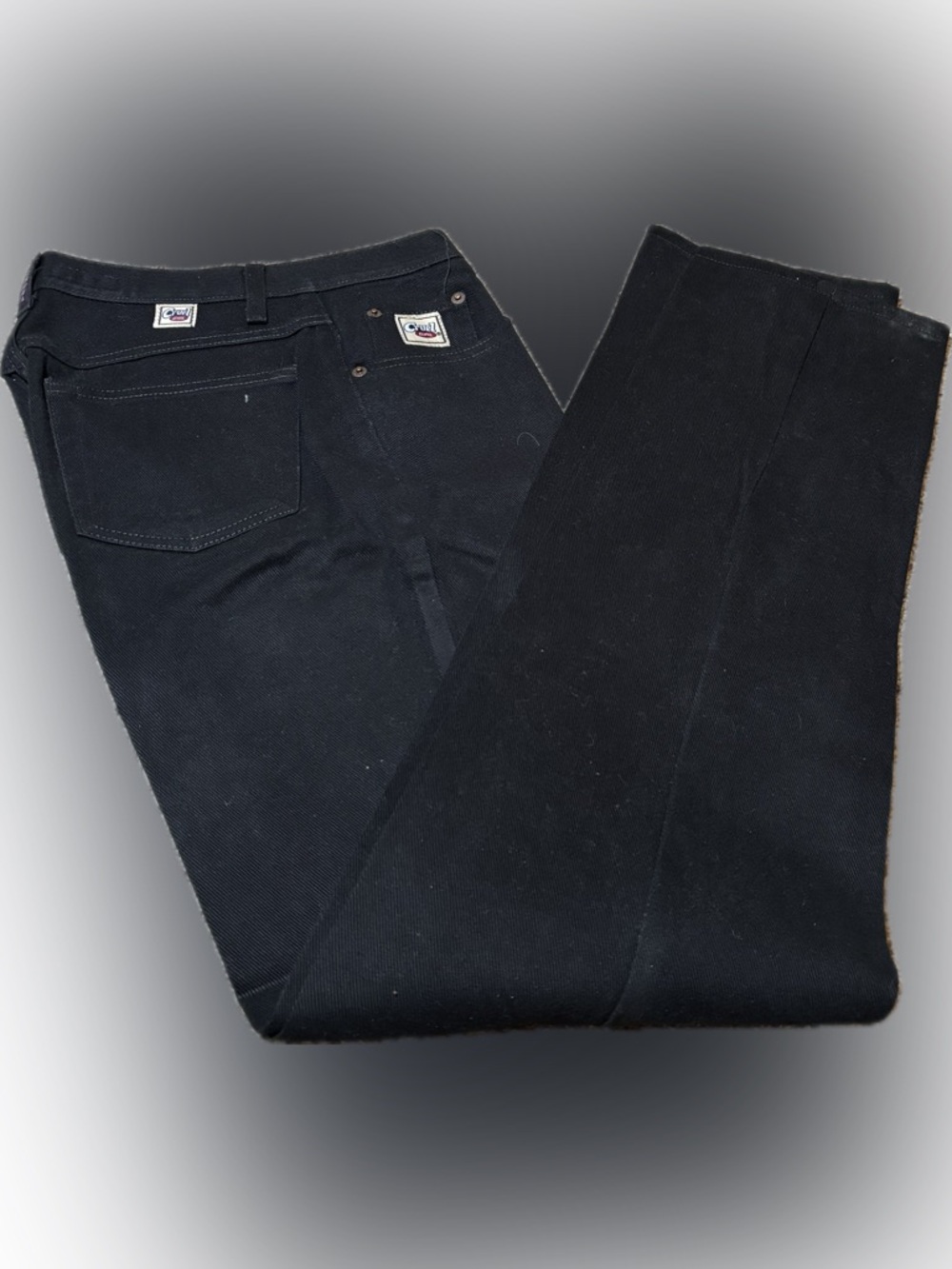 E128 Vintage Cruel Girl Black Relaxed Fit Jeans, Size 7L